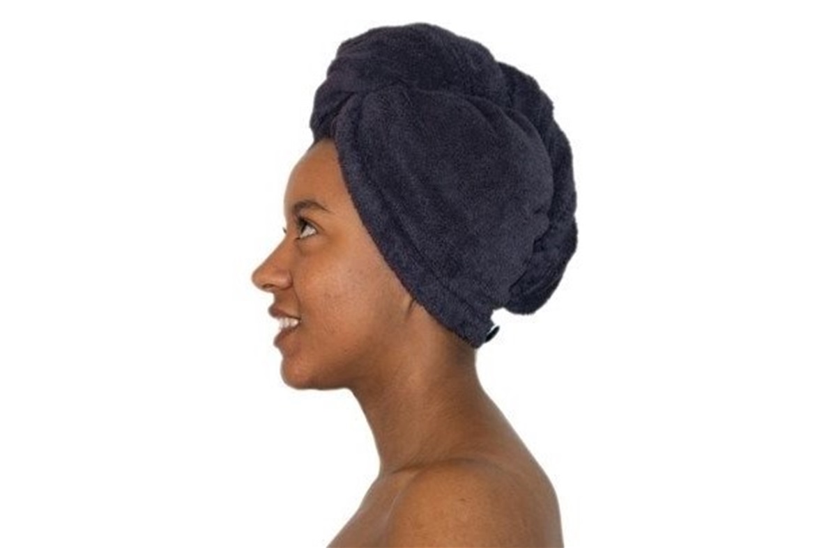 Anthracite hair wrap  