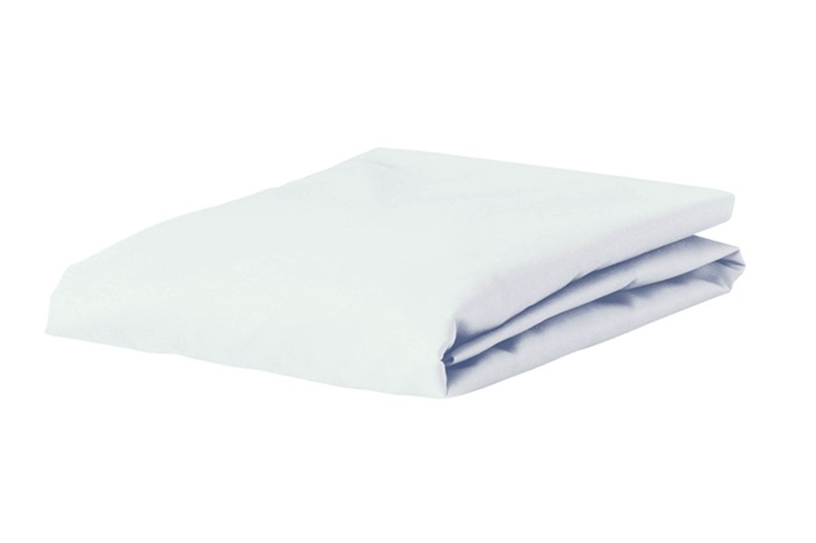 White fitted sheet jersey 