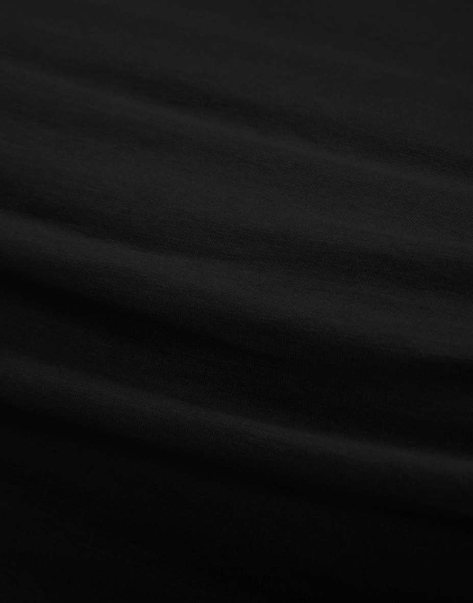 Black fitted sheet jersey 