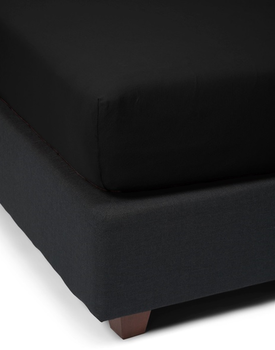 Black fitted sheet jersey 