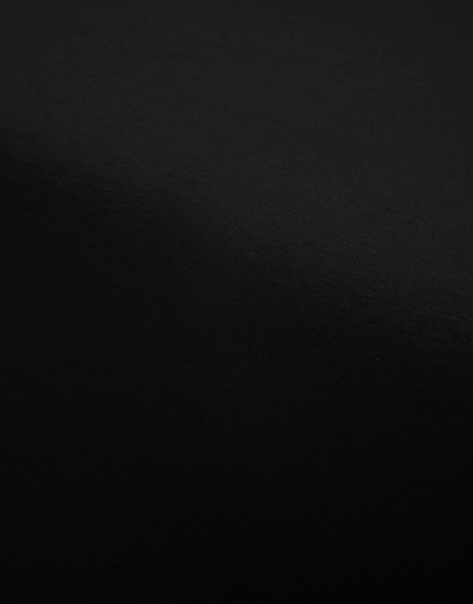 Black fitted sheet jersey 