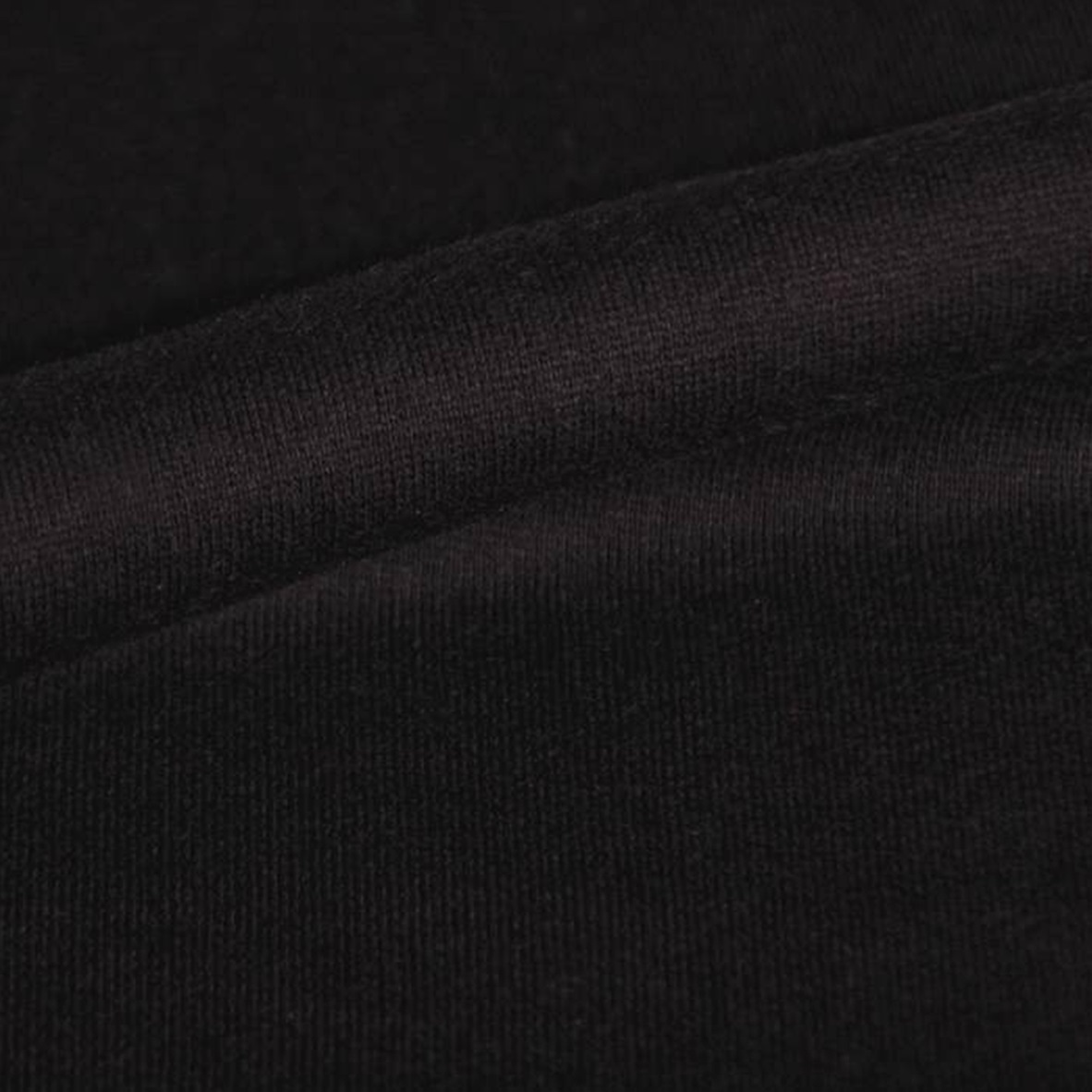 Jet Black french terry 