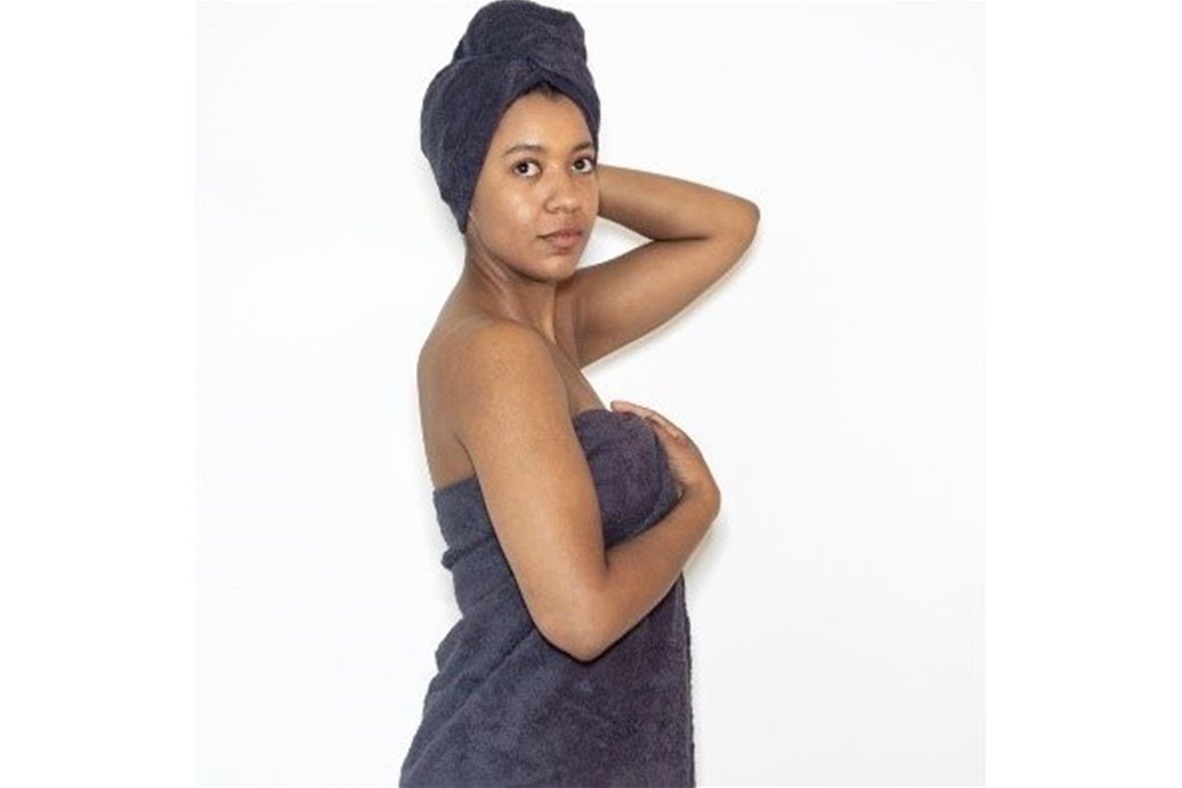 Anthracite hair wrap  