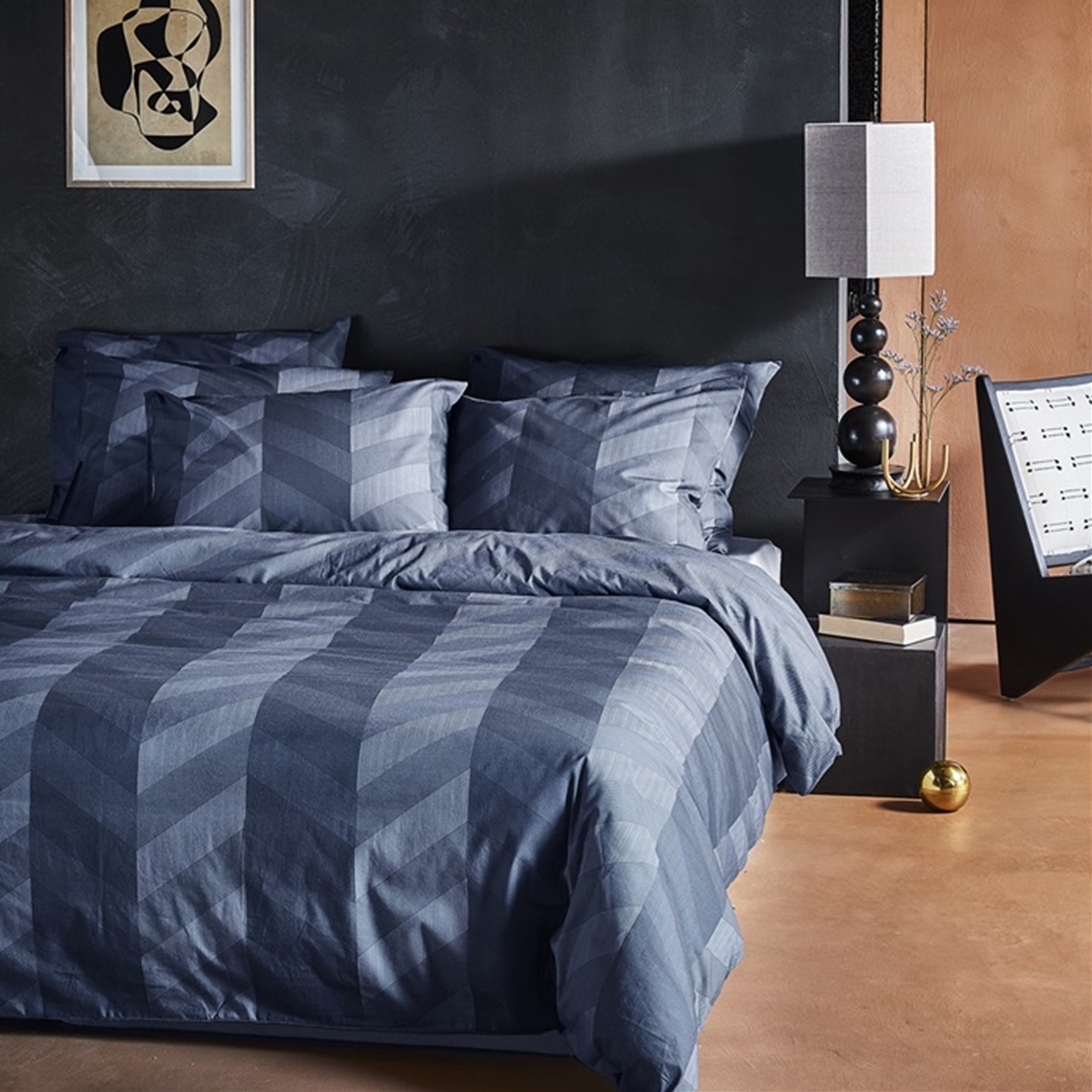 Atomy Graphite duvet cover sateen 