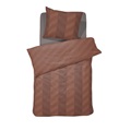 Atomy Brick Red duvet cover sateen 