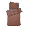 Atomy Brick Red duvet cover sateen 