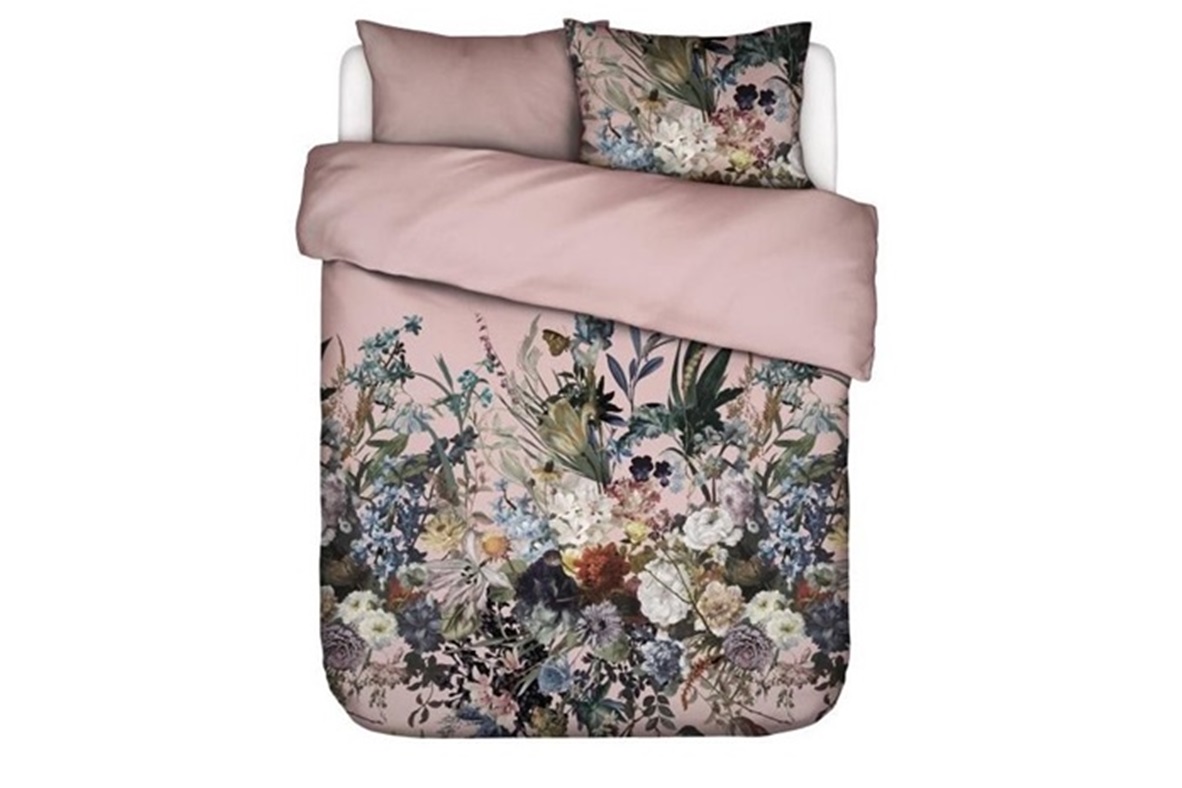 Eleanor Woodrose dekbedovertrek satijn 