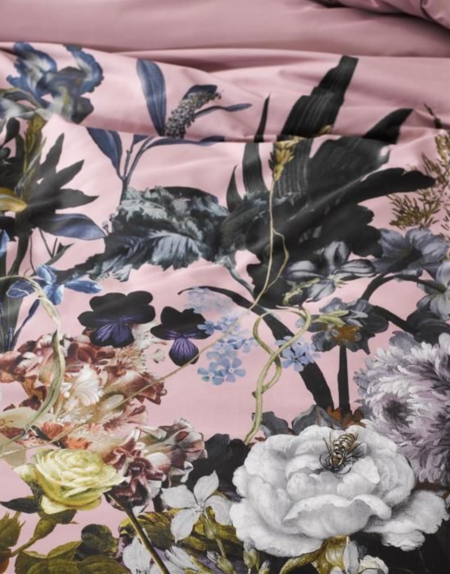 Eleanor Woodrose dekbedovertrek satijn 