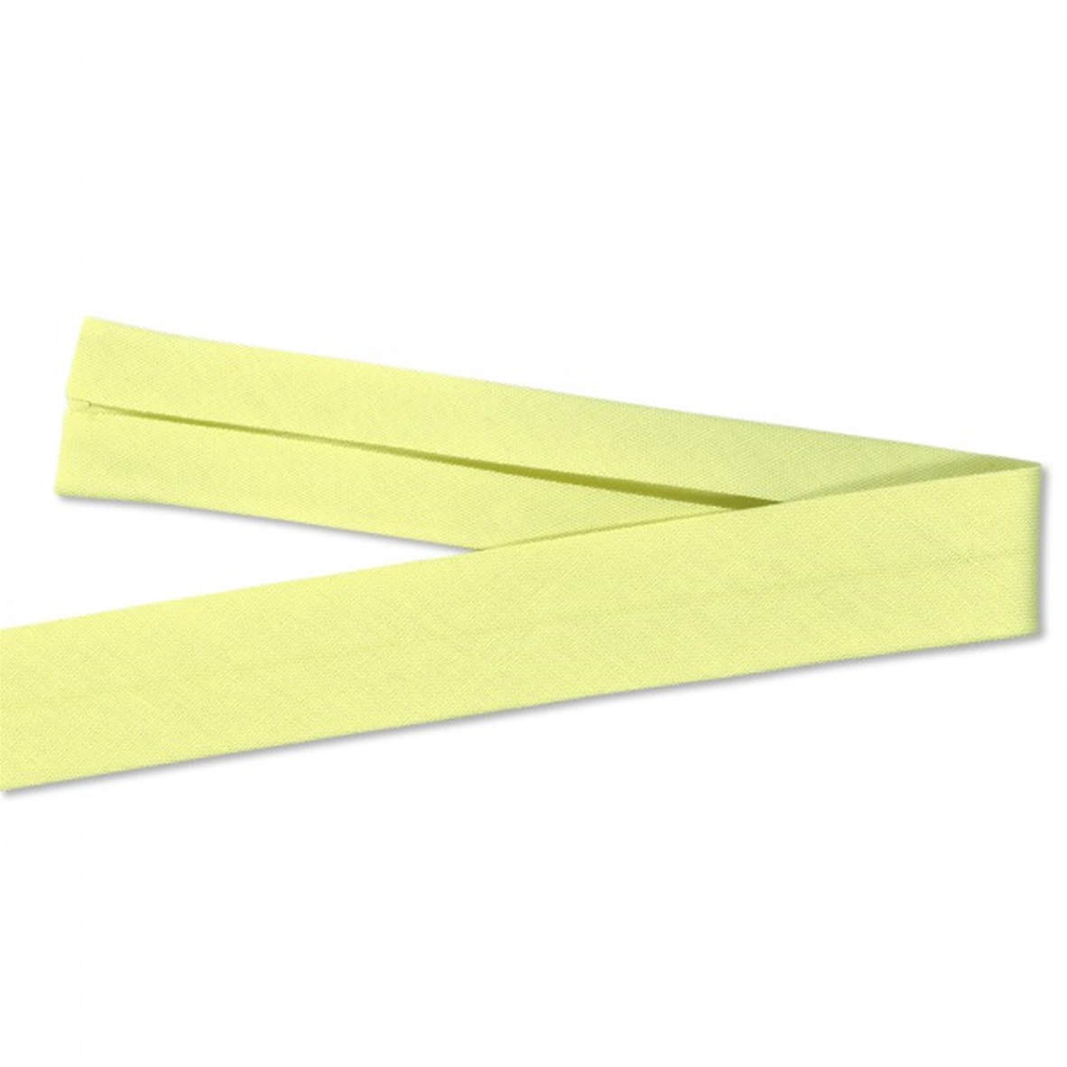 Effen biaisband Mellow Yellow