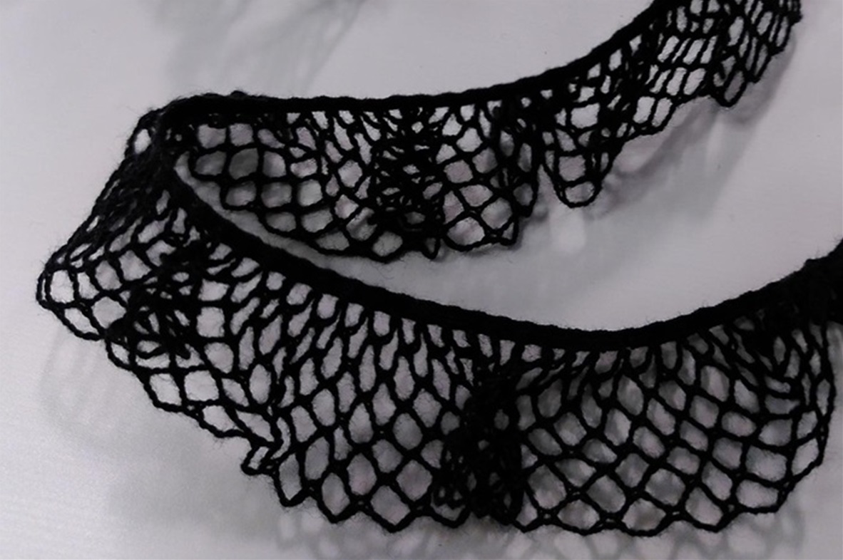 Salou elastisch kant  Black