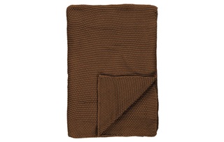 Afbeelding van Nordic Knit Toffee Brown plaid