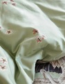 Diem Pistache duvet cover sateen 