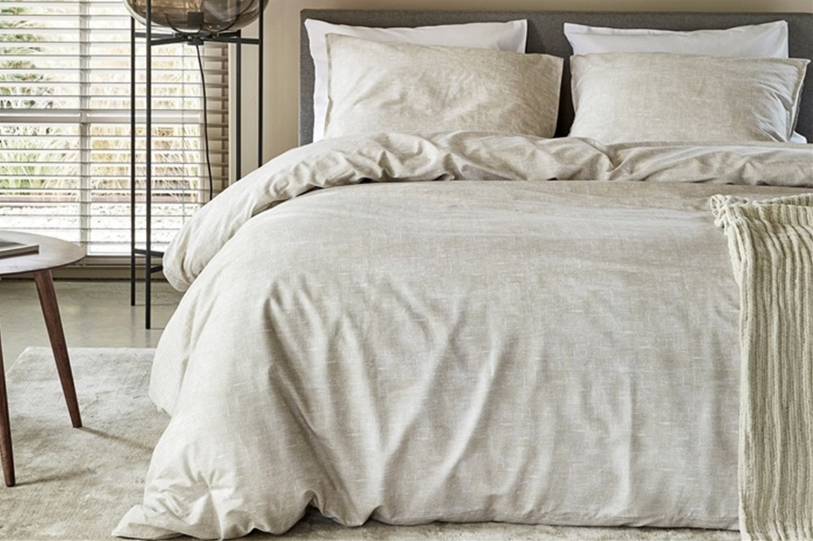 Ebba Natural dekbedovertrek 