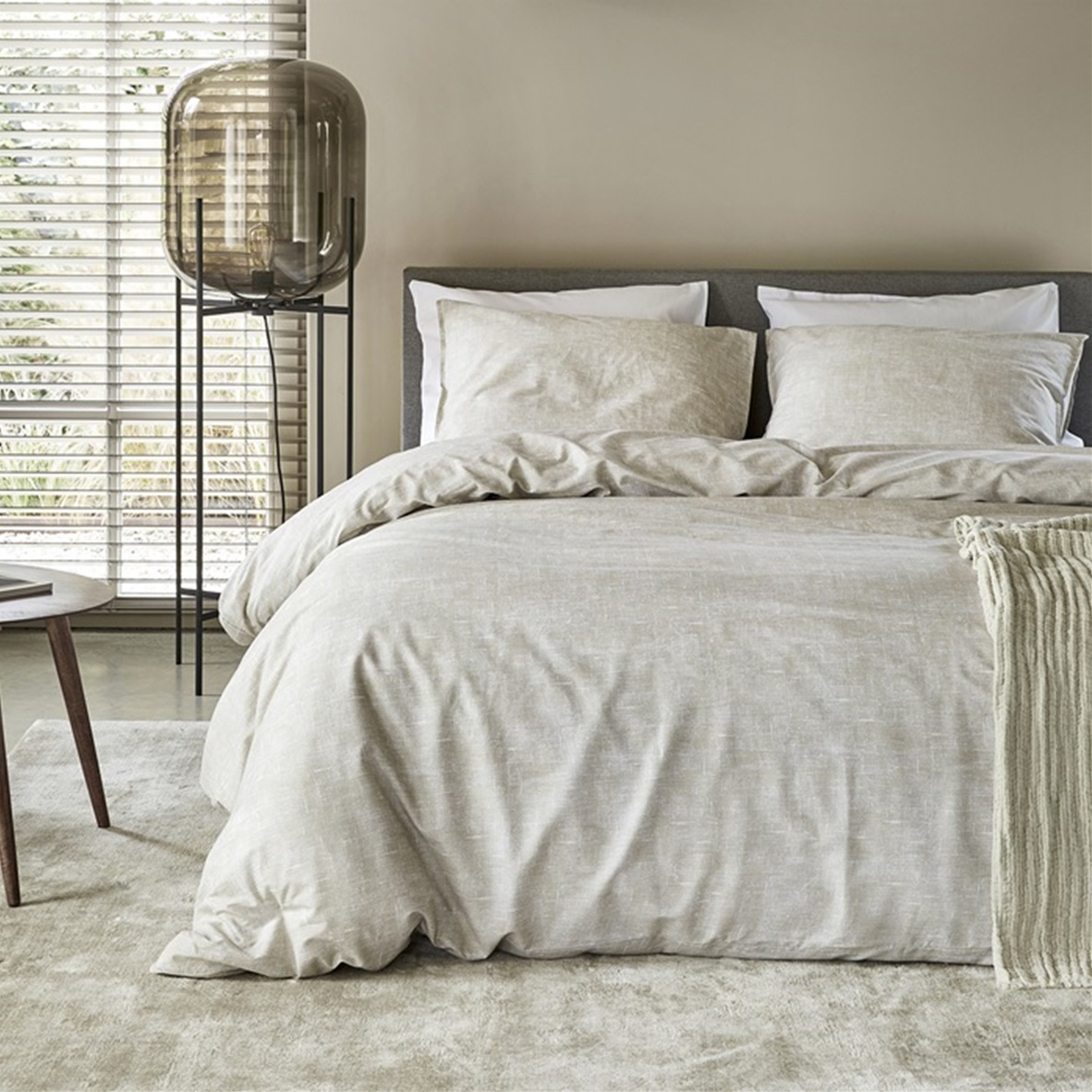 Ebba Natural dekbedovertrek 