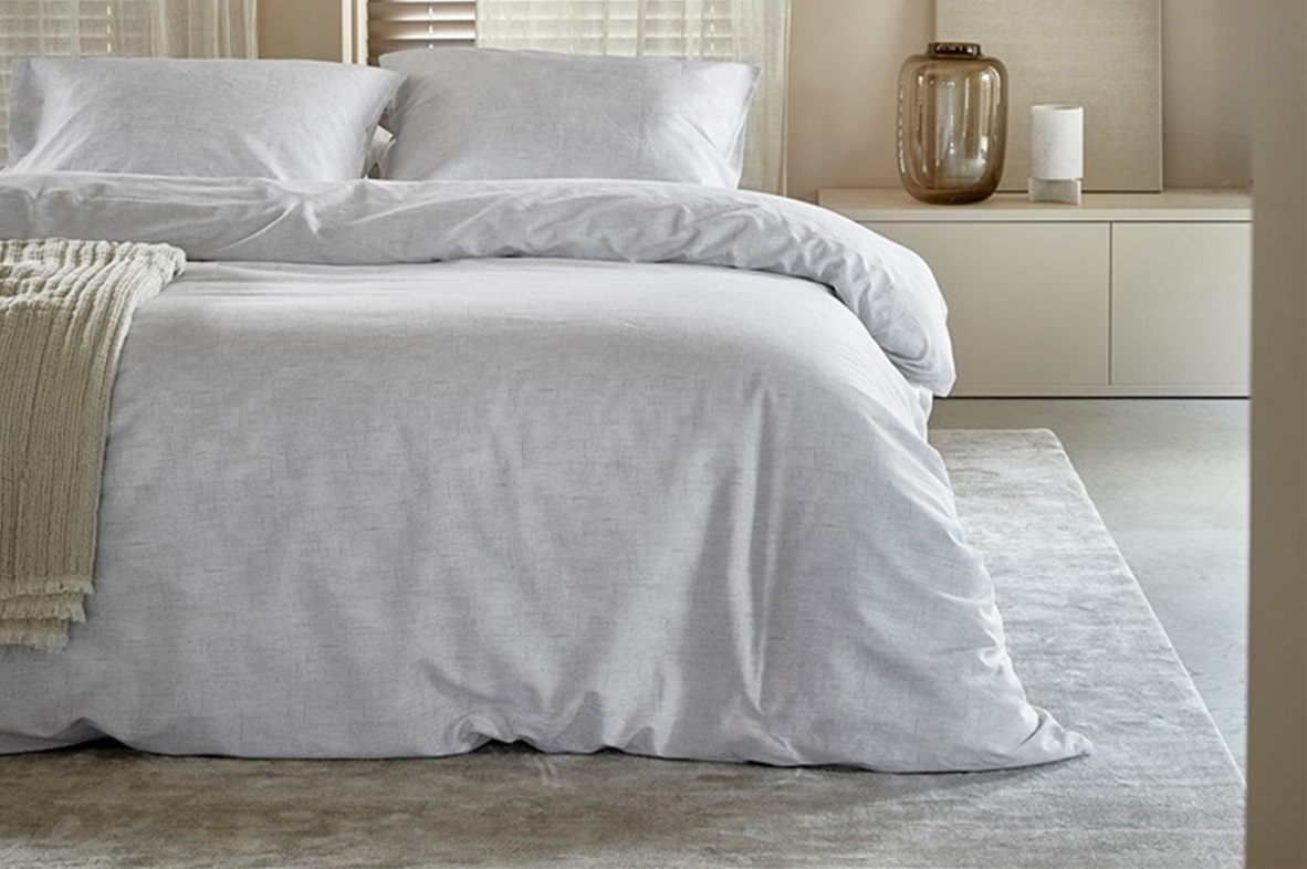 Ebba Off White dekbedovertrek 