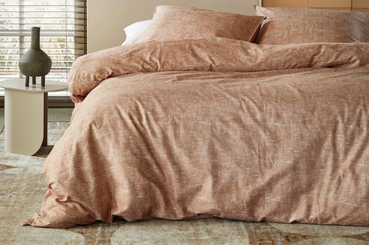 Ebba Terra Cotta duvet cover 