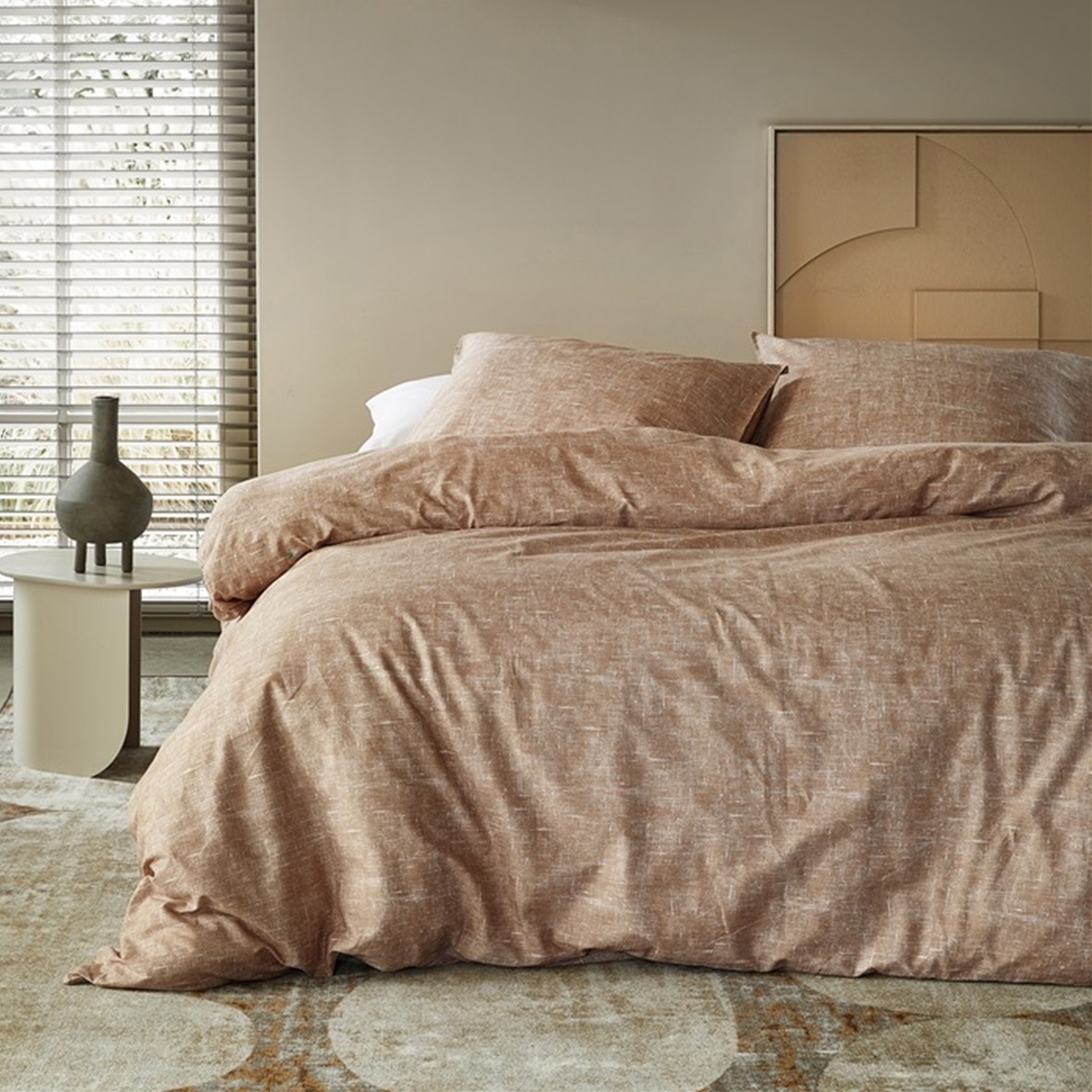 Ebba Terra Cotta duvet cover 