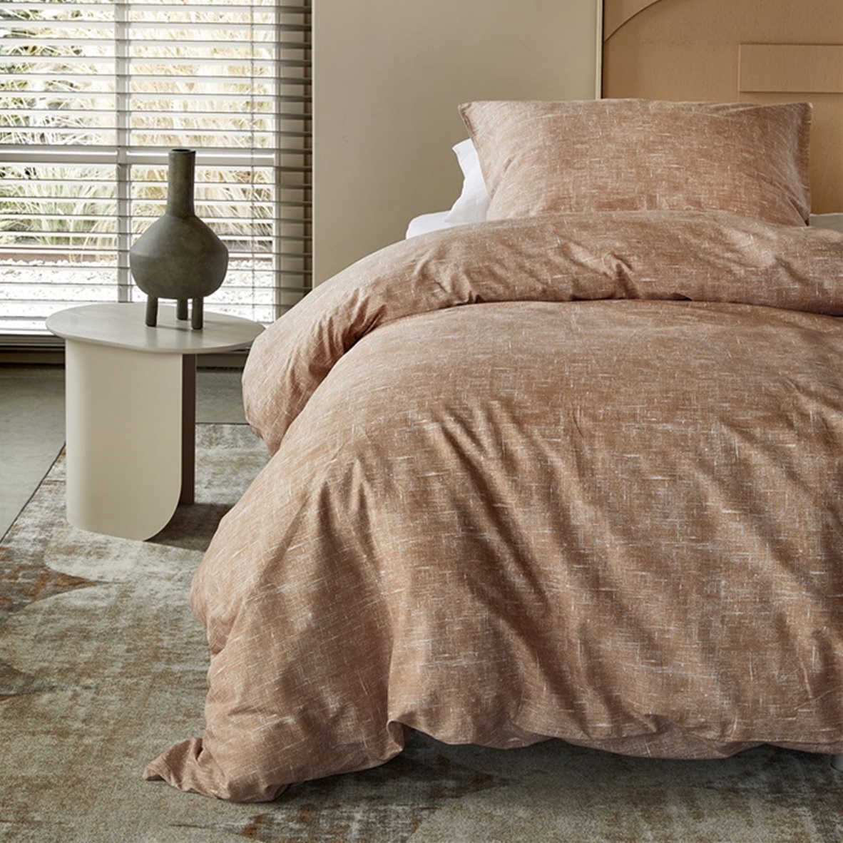 Ebba Terra Cotta duvet cover 