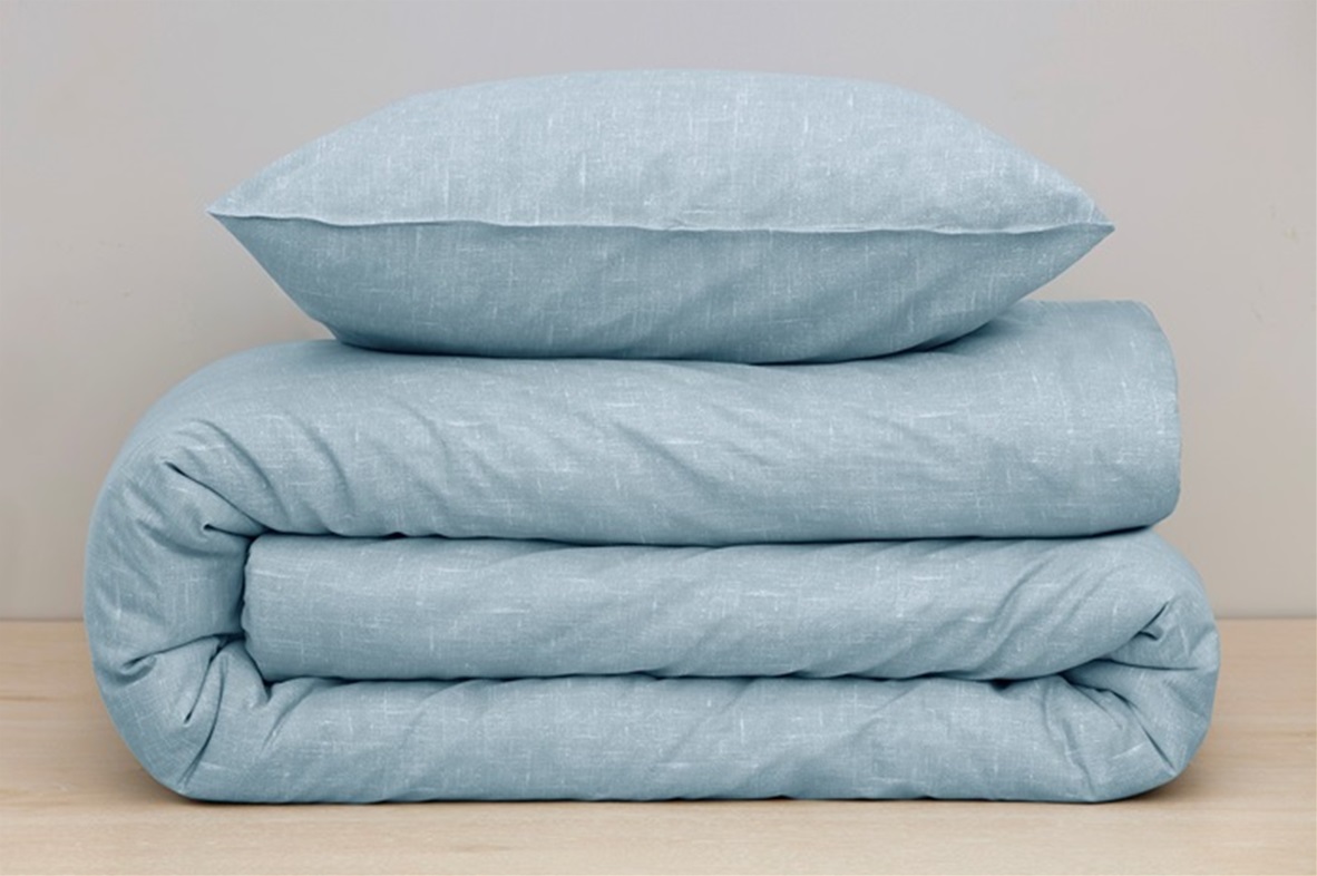 Ebba Soft Blue dekbedovertrek 