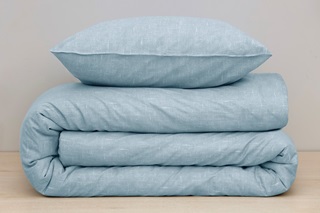 Picture of Ebba Soft Blue duvet cover