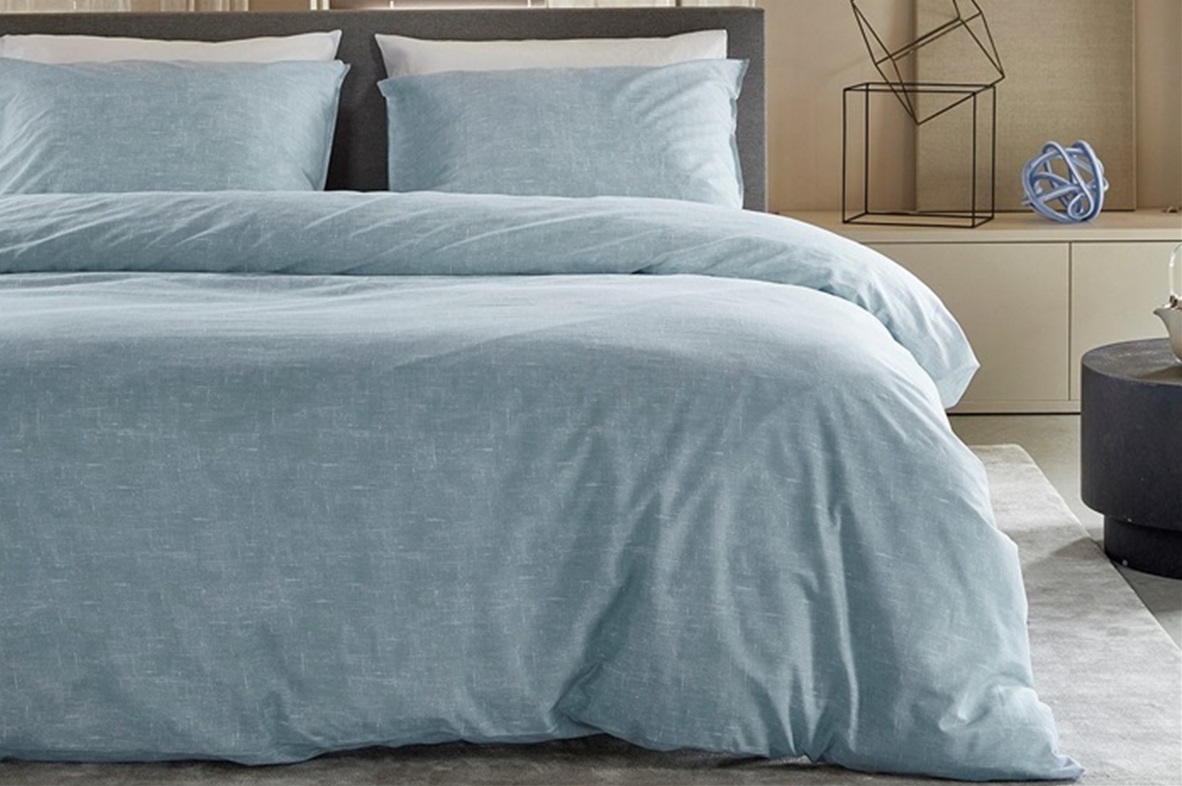 Ebba Soft Blue dekbedovertrek 