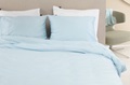 Sky Blue duvet cover sateen 