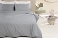 Grey duvet cover sateen 