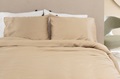 Taupe duvet cover sateen 