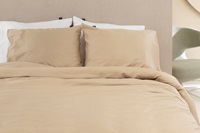Taupe duvet cover sateen-2