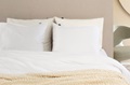 White duvet cover sateen 