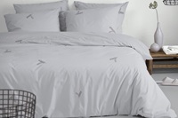 Fjer Silver duvet cover percal (SALE)-2