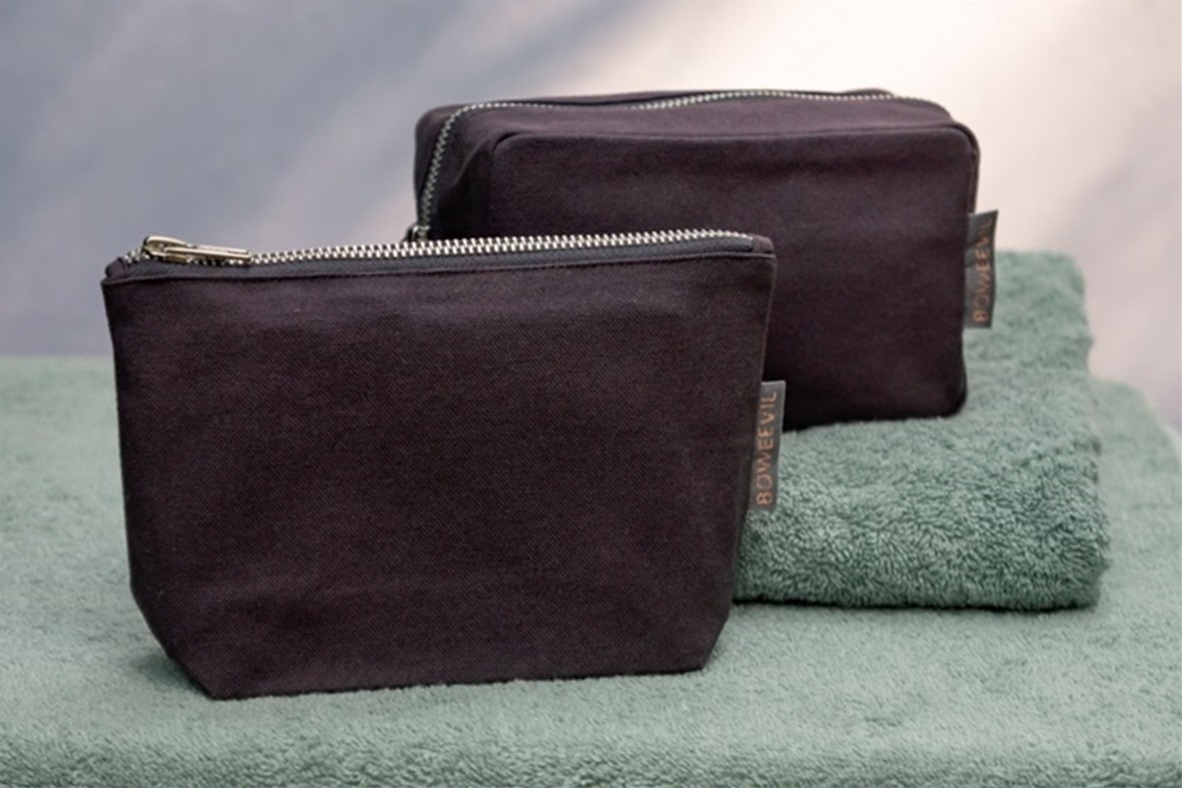 Anthracite Make-up bag rectangle - Small 