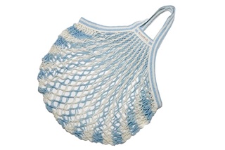 Afbeelding van Aqua-Wit Granny/nettasje (SALE)
