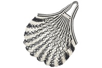 Black-White granny bag/string bag