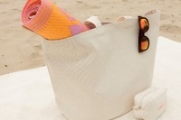 Natural beach/yoga bag - heavy canvas-2