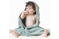 Mineral Green hooded towel / baby towel 