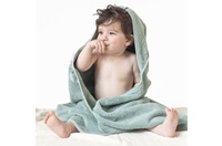 Mineral Green badcape / babyhanddoek-2