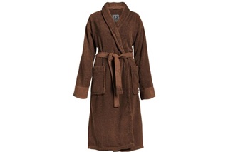 Picture of Connect Organic Uni Leather Brown bathrobe