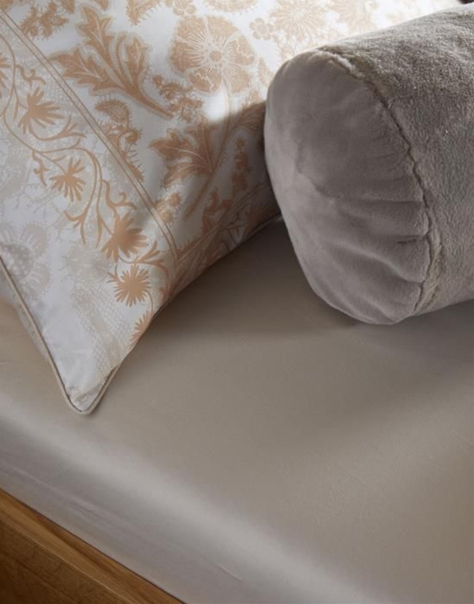 Maere Faded White dekbedovertrek satijn 