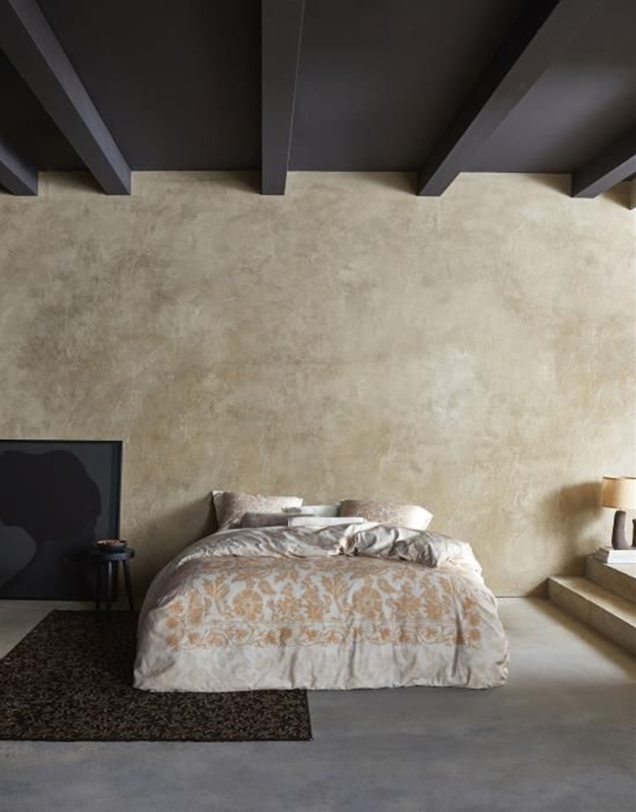 Maere Faded White dekbedovertrek satijn 