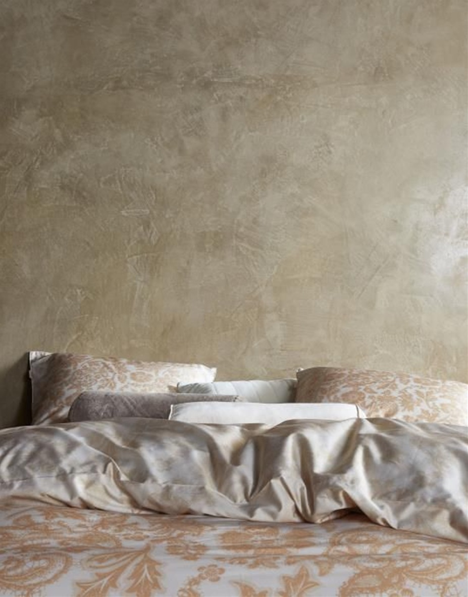 Maere Faded White dekbedovertrek satijn 