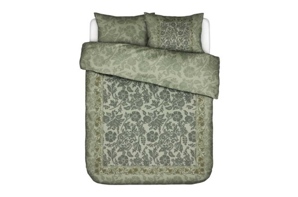 Maere Comforting Green duvet cover sateen 