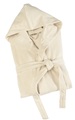 Orlando Ecru bathrobe with hood 