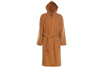 Amber bathrobe with hood