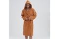 Amber bathrobe with hood 