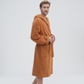 Amber bathrobe with hood 