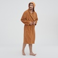 Amber bathrobe with hood 