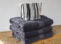 Anthracite basic bath linen 