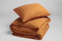 Ochre Yellow dekbedovertrek percal