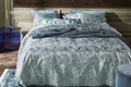 Maere Hazy Blue duvet cover sateen 